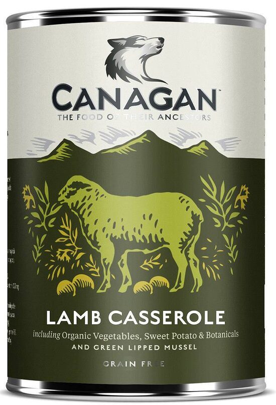 WET DOG FOOD LAMB CASSEROLE FOR PUPPIES & ADULTS